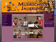 Tablet Screenshot of musikschule-jauerling.at